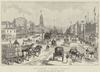 Sturt-Street, Ballarat, Victoria by Melton Prior